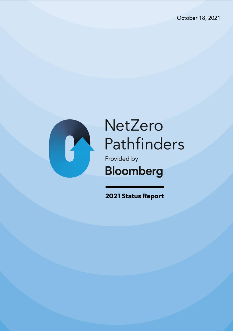 NetZero Pathfinders 2021 Status Report